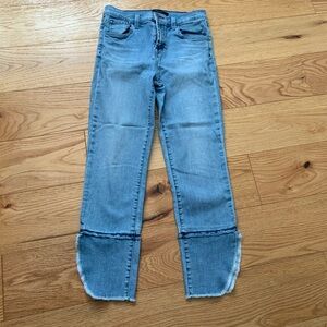 PICK ANY 3 ITEMS FOR $10 - J Brand Women's Blue Frayed Hem Jeans